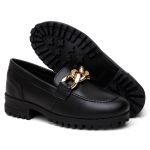 Mocassim Elisa Sandy Corrente Preto