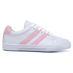 Tênis Boston Branco e Rosa