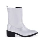 Bota Western Ana Cano Medio Prata