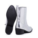 Bota Western Ana Cano Medio Prata