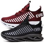 Kit 2 Tênis Easy Style Unissex Evoltenn Solado Trançado Bordo e Black