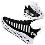 Tênis Easy Style Masculino Evoltenn Solado Trançado Preto Branco