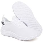 Tênis Boost Unissex Evoltenn Esporte Casual Colmeia Branco