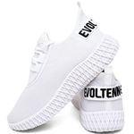 Tênis Boost Unissex Evoltenn Esporte Casual Colmeia Branco