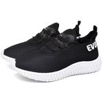 Tênis Boost Feminino Evoltenn Esporte Casual Colmeia Preto Branco