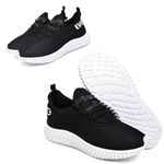 Tênis Boost Feminino Evoltenn Esporte Casual Colmeia Preto Branco