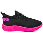 Tênis Boost Feminino Evoltenn Esporte Casual Colmeia Preto Rosa