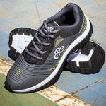 Kit 3 Tênis Masculino Esportivo Evoltenn Tube Runner Cinza, Black e Azul