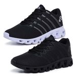 Kit 2 Tênis Masculino Esportivo Evoltenn Running Nuvem Preto e Black