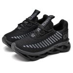 Kit 2 Tênis Infantil Evoltenn Trança e Impacto Black e Azul