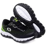 Kit 2 Tênis Infantil Evoltenn Trança e Impacto Black e Verde