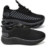Kit 2 Tênis Infantil Esportivo Modelos Diferentes Black 