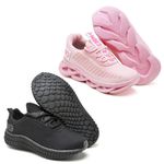 Kit 2 Tênis Infantil Esportivo Modelos Diferentes Rosa e Black