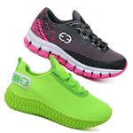 Kit 2 Tênis Infantil Evoltenn Confortável Modelos Diferentes Cinza e Verde
