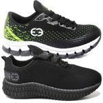Kit 2 Tênis Infantil Evoltenn Confortável Modelos Diferentes Verde e Black
