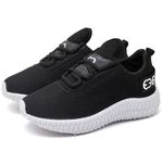Kit 2 Tênis Infantil Evoltenn Confortável Modelos Diferentes Cinza e Preto Branco