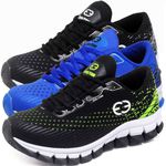 Kit 3 Tênis Infantil Evoltenn Impacto Azul, Preto e Verde