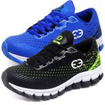 Kit 2 Tênis Infantil Evoltenn Impacto Azul e Verde