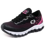 Tênis Infantil Evoltenn Impacto Preto Pink