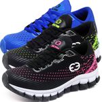 Kit 3 Tênis Infantil Evoltenn Impacto Pink, Azul e Verde
