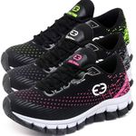 Kit 3 Tênis Infantil Evoltenn Impacto Pink, Preto e Verde