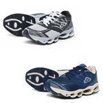 Kit 2 Tênis Infantil Masculino Evoltenn Turbo Kids Marinho e Preto