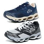 Kit 2 Tênis Infantil Masculino Evoltenn Turbo Kids Marinho e Preto