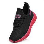 Kit 2 Tênis Infantil Esportivo Colmeia Black e Preto Rosa