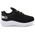 Tênis Infantil Esportivo Evoltenn Colmeia Preto Branco
