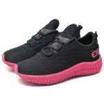 Tênis Infantil Esportivo Evoltenn Colmeia Preto Rosa
