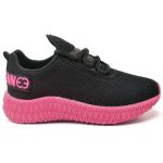 Tênis Infantil Esportivo Evoltenn Colmeia Preto Rosa