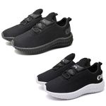 Kit 2 Tênis Infantil Esportivo Colmeia Preto Branco e Black