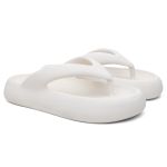Chinelo Feminino Nuvem Sandália Dedo Verão Branco
