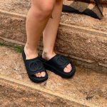 Chinelo Feminino Nuvem Ultra Leve Confortavel Tendencia Preto
