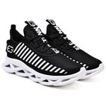 Tênis Easy Style Masculino Evoltenn Solado Trançado Preto Branco