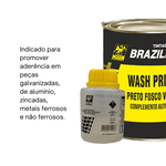 Wash Primer Preto Fosco Vinílico - Brazilian 900ml C/catalisador