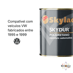 Kit tinta pu Branco Geada VW 95/99 675ml + Cat. 225ml - Skylack