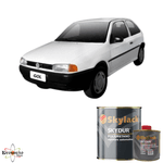 Kit tinta pu Branco Geada VW 95/99 675ml + Cat. 225ml - Skylack