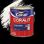 Esmalte Sintético Coralit Brilhante Secagem Rápida Branco Galão 3,6 Litros