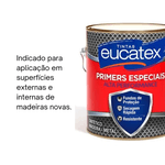 Eucatex fundo branco nivelador para madeira - 3,6L