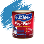 Tinta Esmalte Sintético Peg e Pinte Eucatex 3,6l - Azul Mar Brilhante