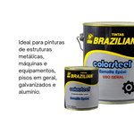 Epoxi Cinza N6.5 C/ Catalizador Epóxi 3,6 L. Brazilian