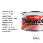 Massa Poliéster Brasilux Robermaxx 750gr Com Catalisador