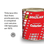 Tinta Brazilian Laca Nitrocelulose Azul Arara Vw 73