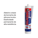 Cola De Silicone Adesivo Bond Incolor Garin 280g