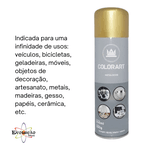 Tinta Spray Metálicos - Gold Colorart 300ml