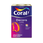 Tinta Acrílica Coral Decora Fosca Branco - 18l