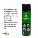 Tinta Spray Uso Geral - Preto fosco Colorart 300ml