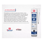 Kit 5 Cola Adesivo Silicone Fixação Vidros Espelhos Profissional Copia