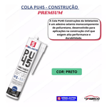 Kit 5 Selante Silicone Pu45 Construções Vidros Acabamentos Premium